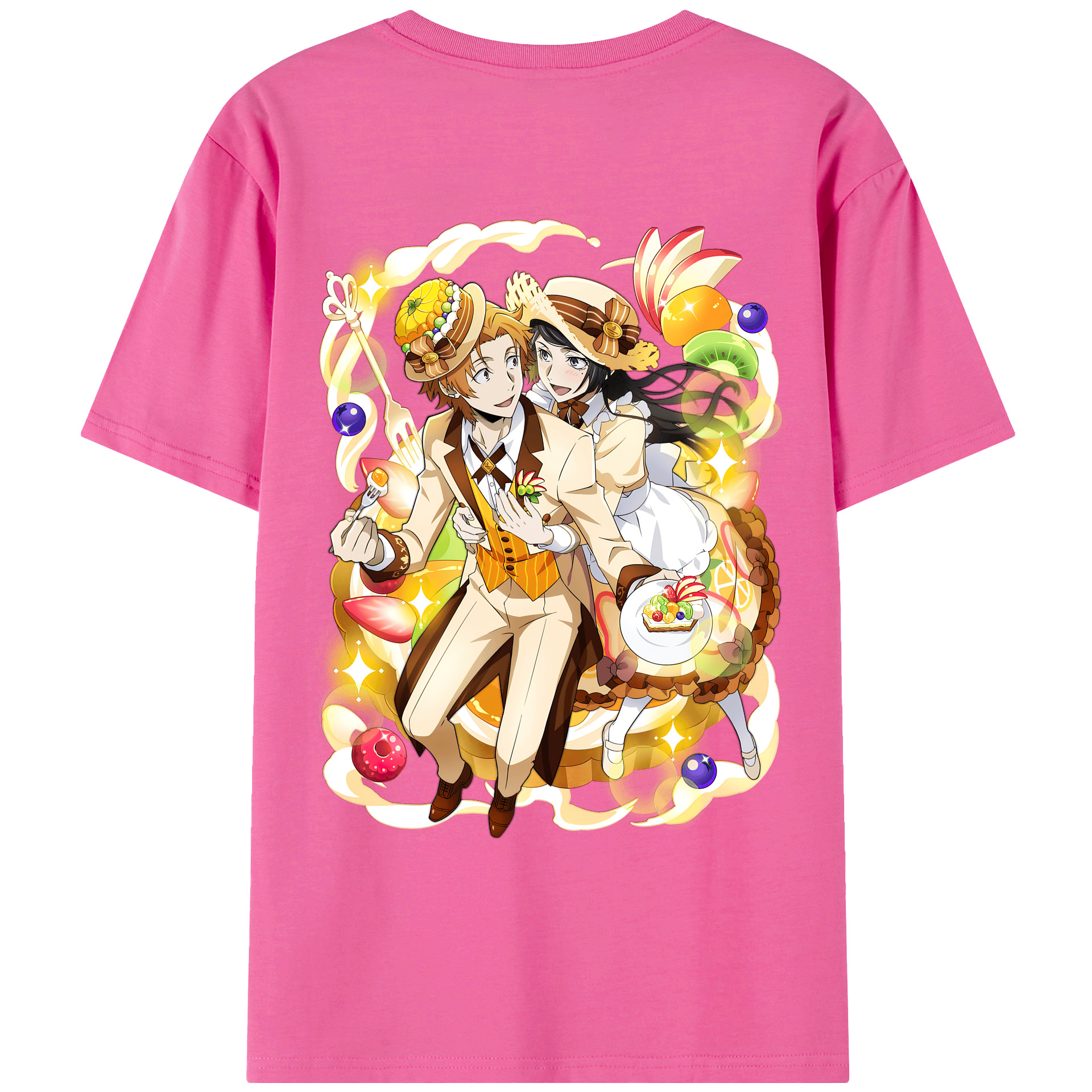 （画像用） 文豪ストレイドッグス Bungo Stray Dogs レディース半袖Tシャツ(バックプリント)